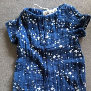 Metallic star jumpsuit